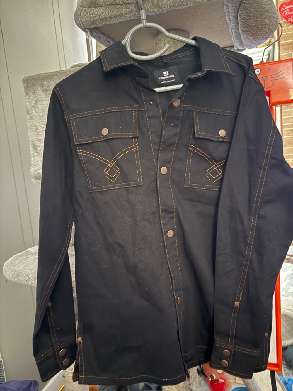 The Standard Issue Twill Western Long Sleeve Button Down
